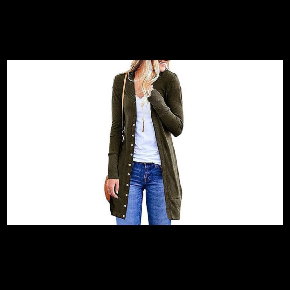 Leo Rosi Suzy Lightweight Long Button Cardigan